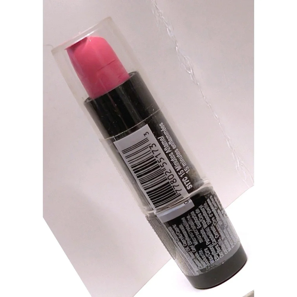DAMAGED‎ TIP New Wet N Wild Silk Finish Lipstick 517C 15 Minutes Pink Makeup